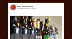 Desktop Screenshot of grantavenuetakeout.com